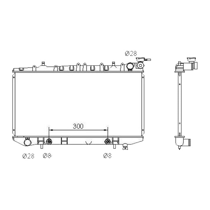 Protex Radiator RADN026P
