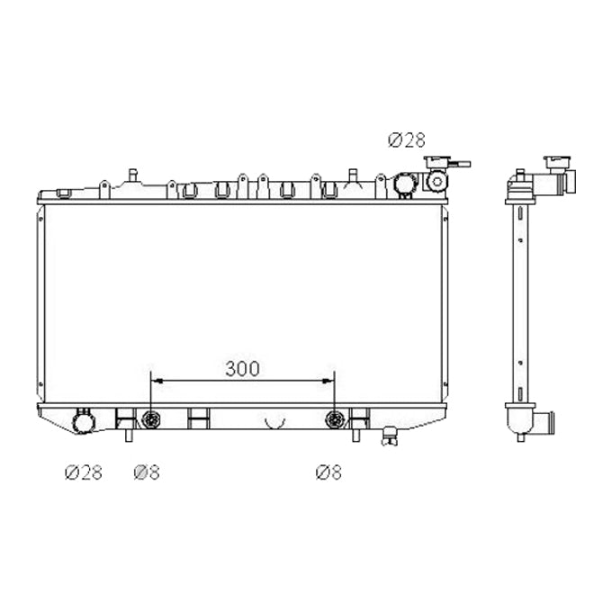 Protex Radiator RADN027P