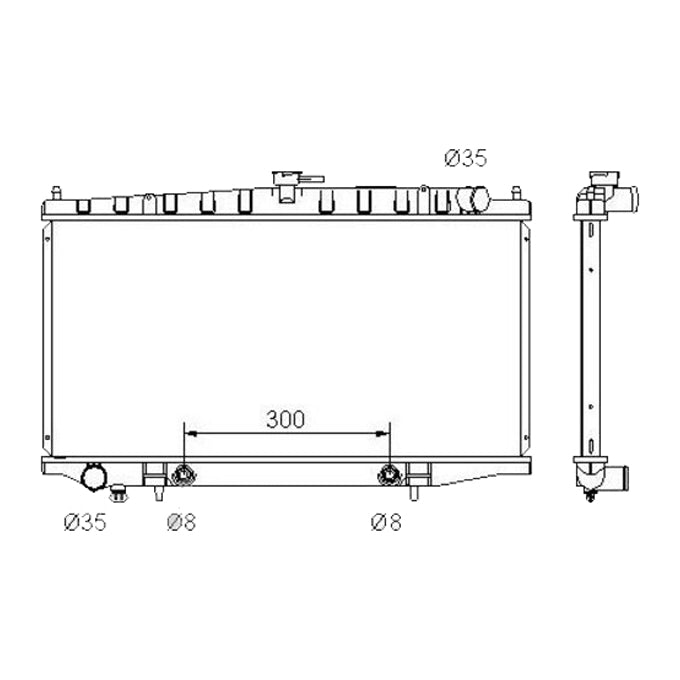 Protex Radiator RADN151P