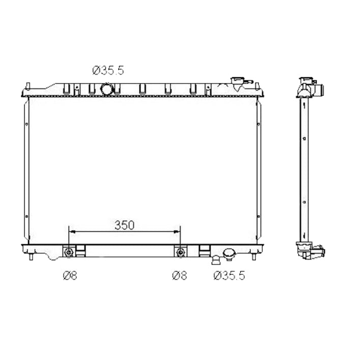 Protex Radiator RADN152P