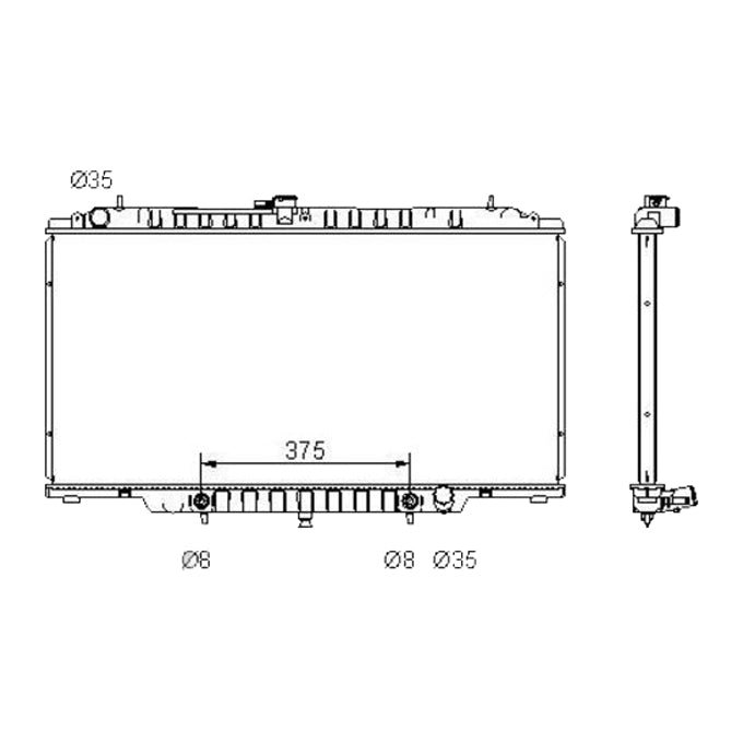 Protex Radiator RADN162P