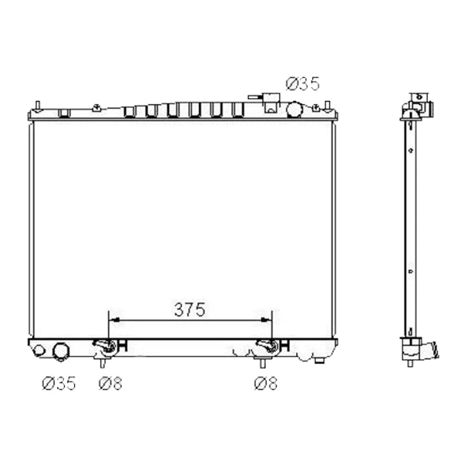 Protex Radiator RADN170P