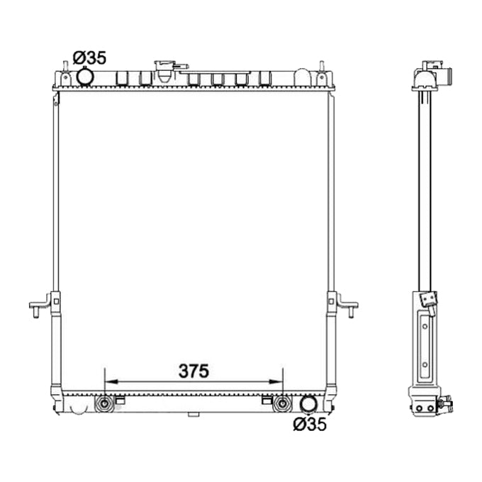 Protex Radiator RADN346P