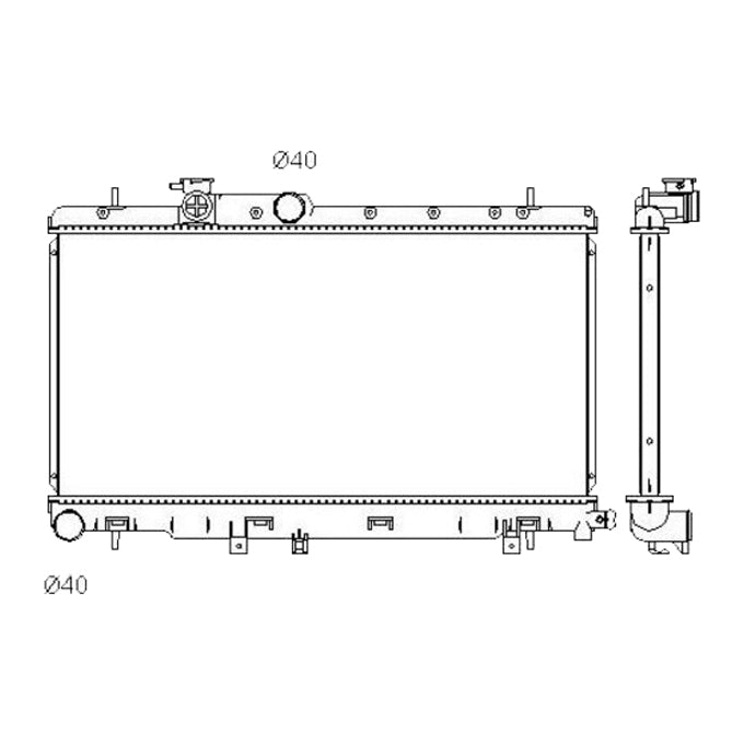 Protex Radiator RADSU111P