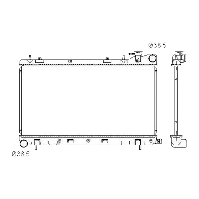 Protex Radiator RADSU222P