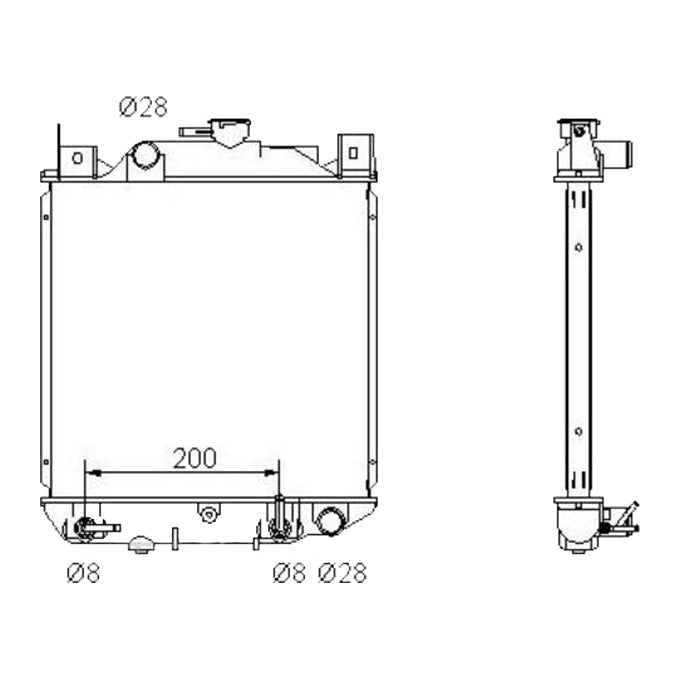 Protex Radiator RADSZ112P