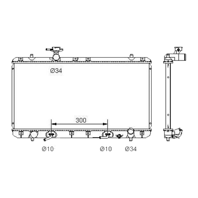 Protex Radiator RADSZ194P