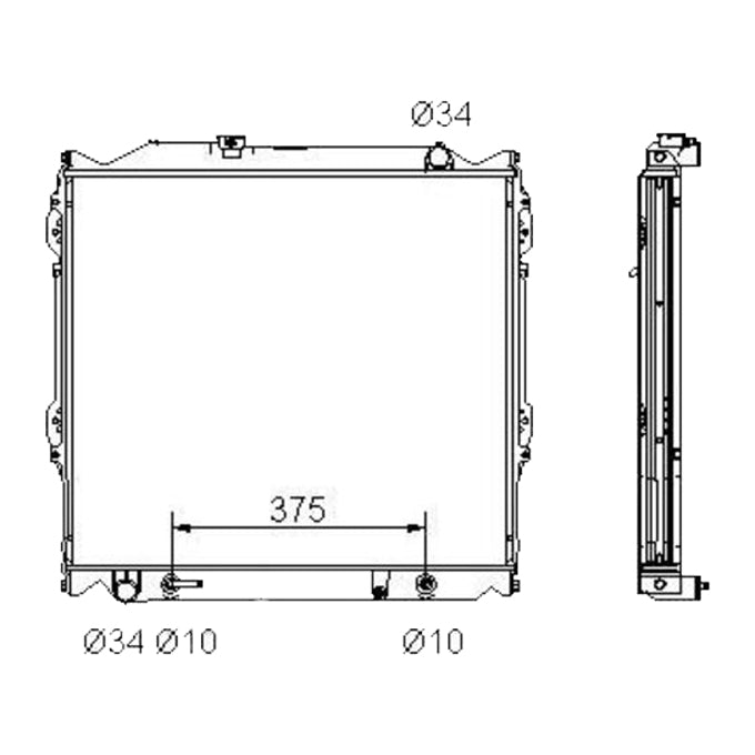 Protex Radiator RADT030P
