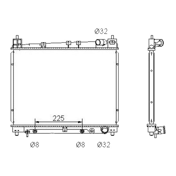 Protex Radiator RADT034P