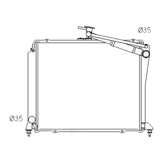 Protex Radiator RADT037P