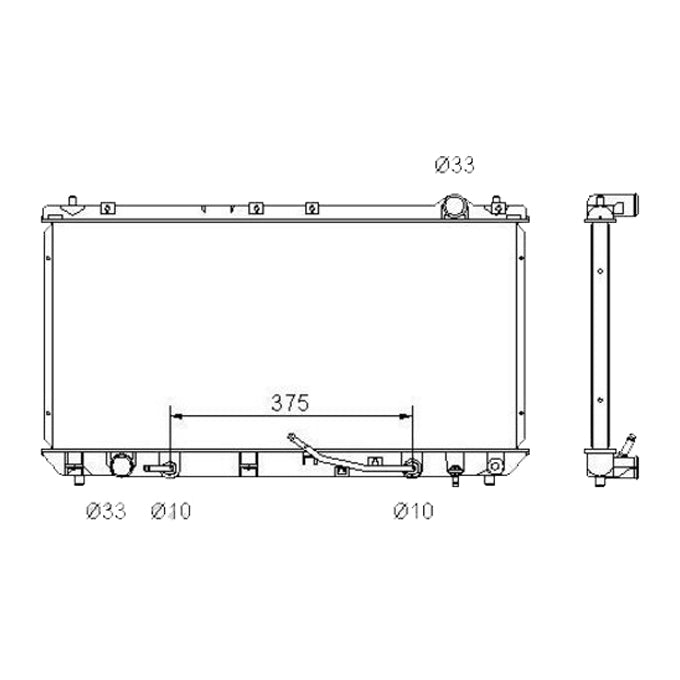 Protex Radiator RADT073P