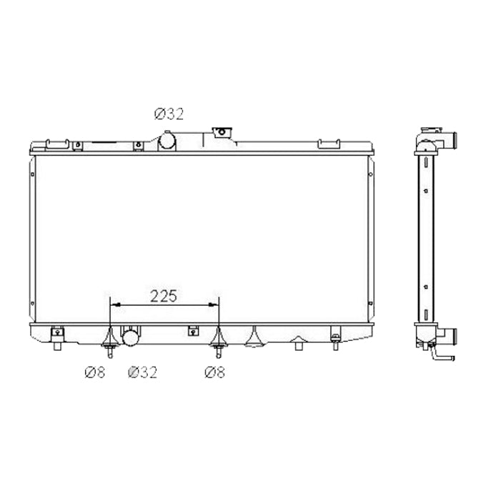 Protex Radiator RADT084P