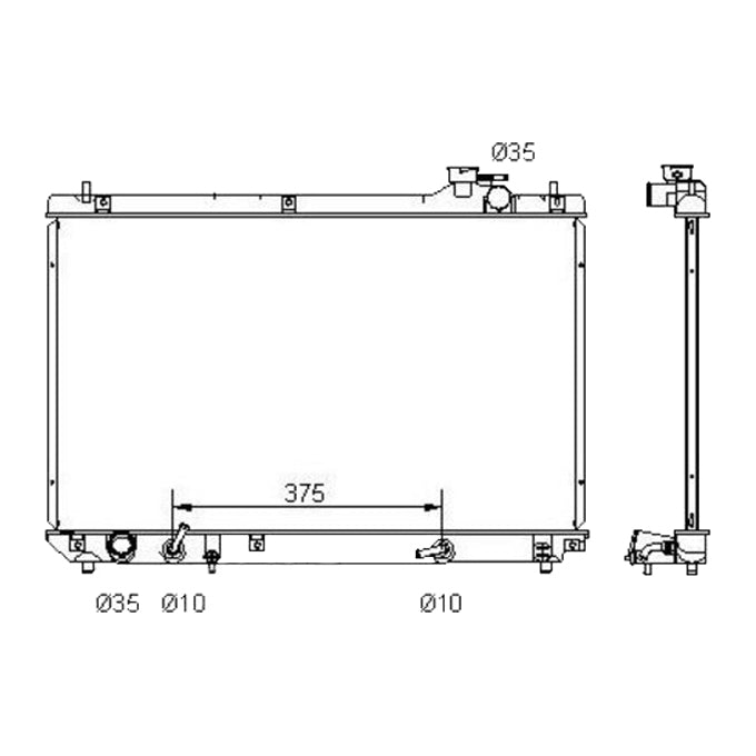 Protex Radiator RADT192P