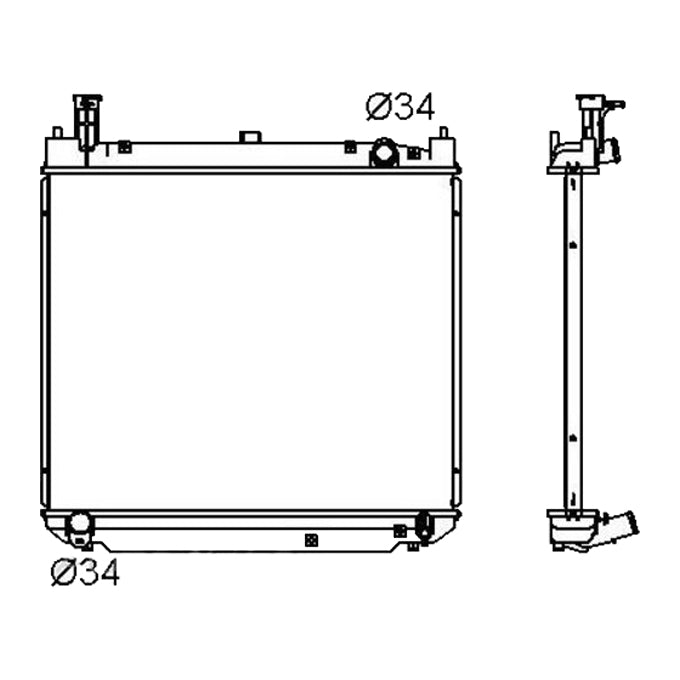 Protex Radiator RADT197P