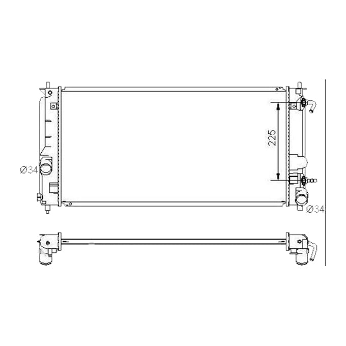 Protex Radiator RADT282P