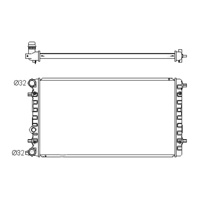 Protex Radiator RADVW269P