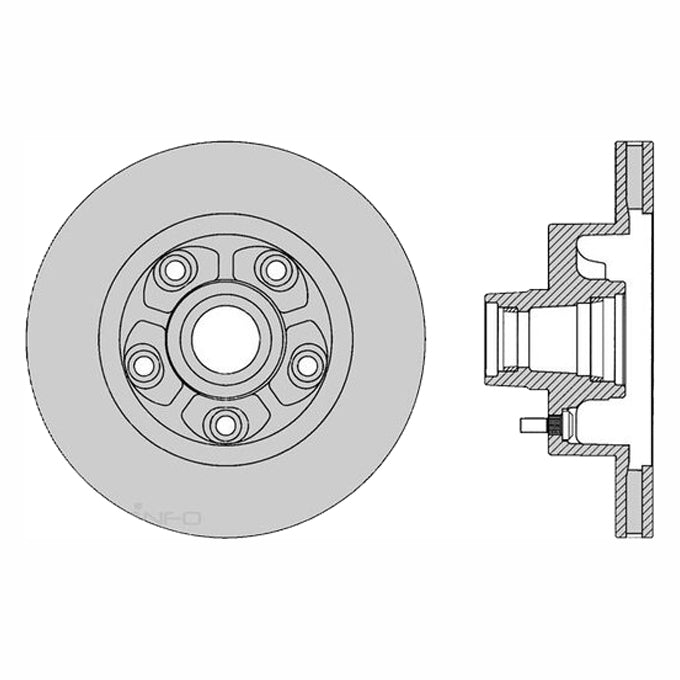 Protex Ultra Select Disc Rotor SDR12256