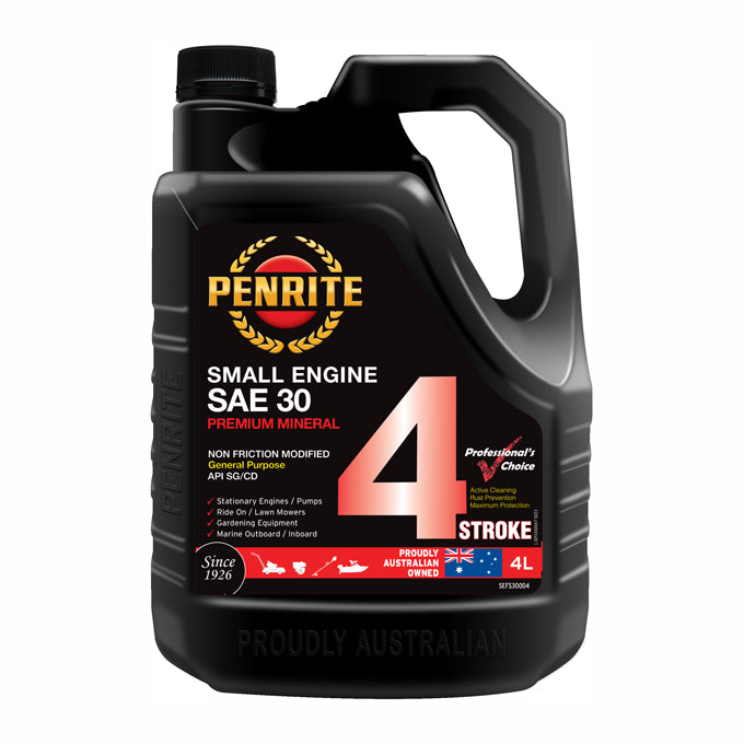 Penrite Small Engine Four Stroke SAE 30 Mineral 5L - SEFS30004