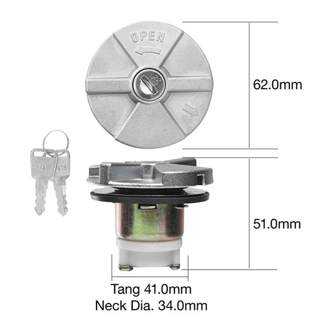 Tridon Locking Fuel Cap TFL302
