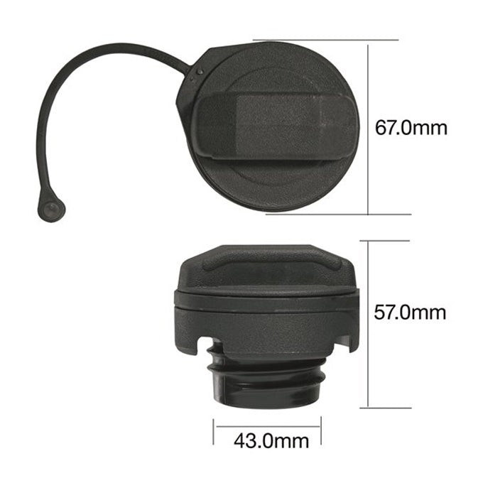Tridon Non-Locking Fuel Cap TFNL240