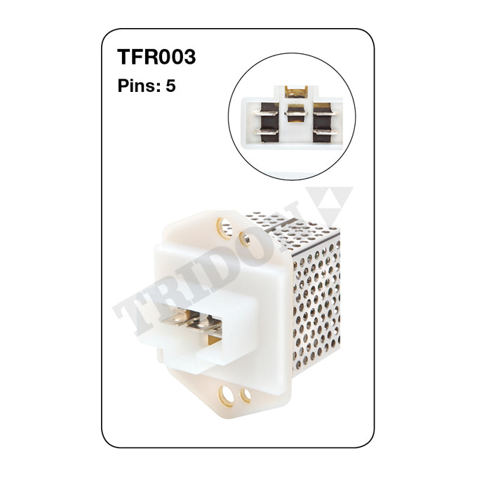 Tridon Heater Fan Resistor TFR003