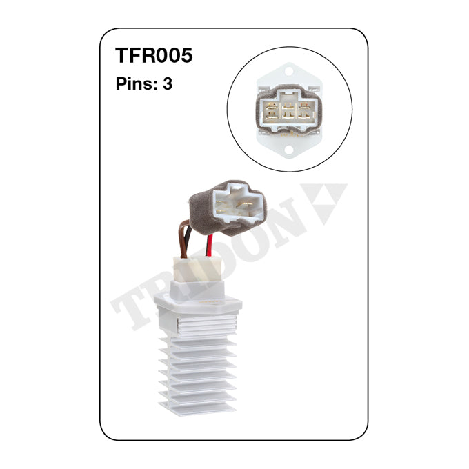 Tridon Heater Fan Resistor TFR005