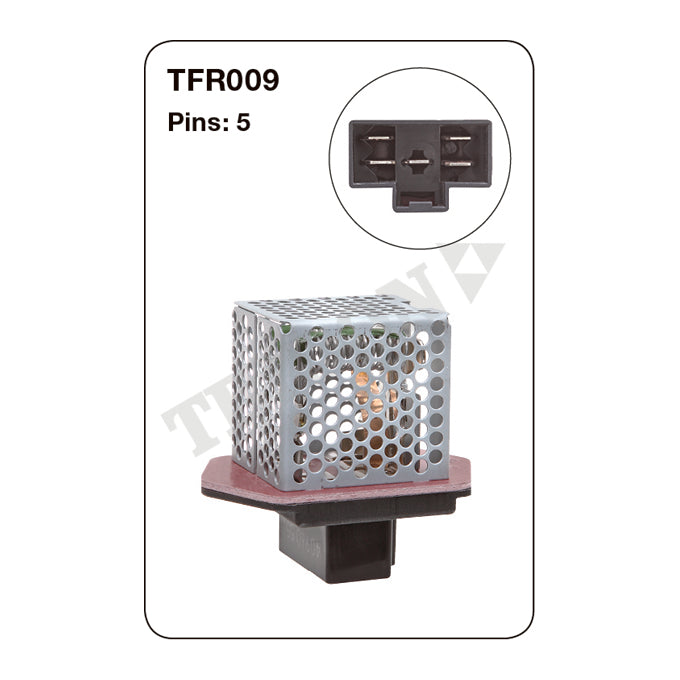 Tridon Heater Fan Resistor TFR009