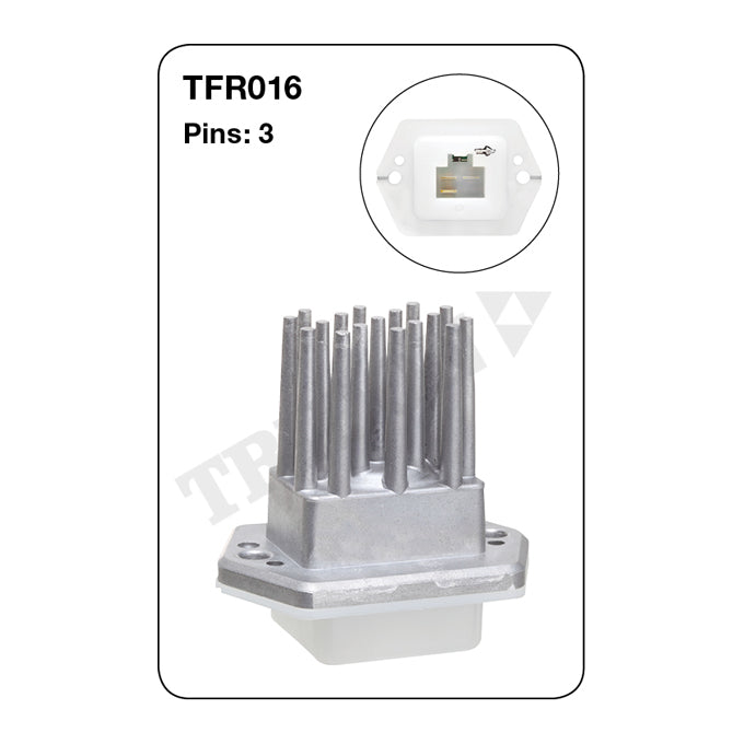 Tridon Heater Fan Resistor TFR016