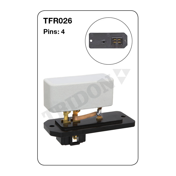 Tridon Heater Fan Resistor TFR026