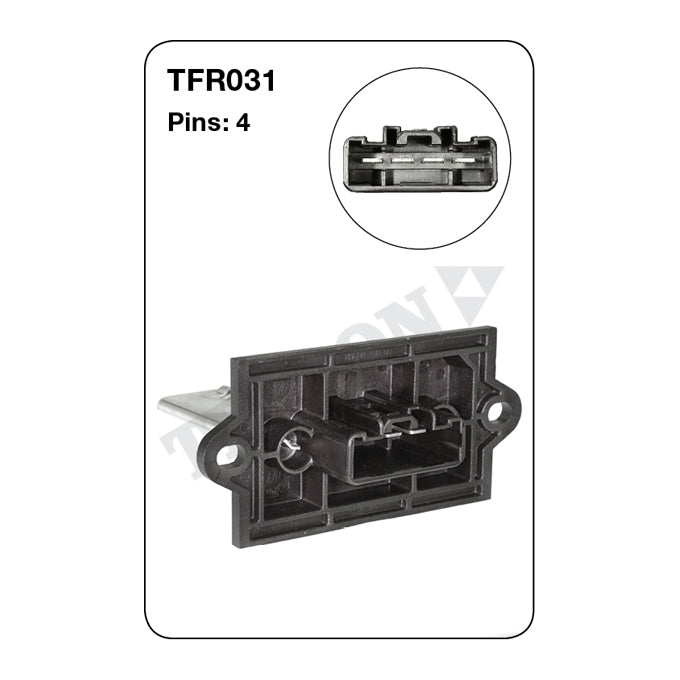 Tridon Heater Fan Resistor TFR031