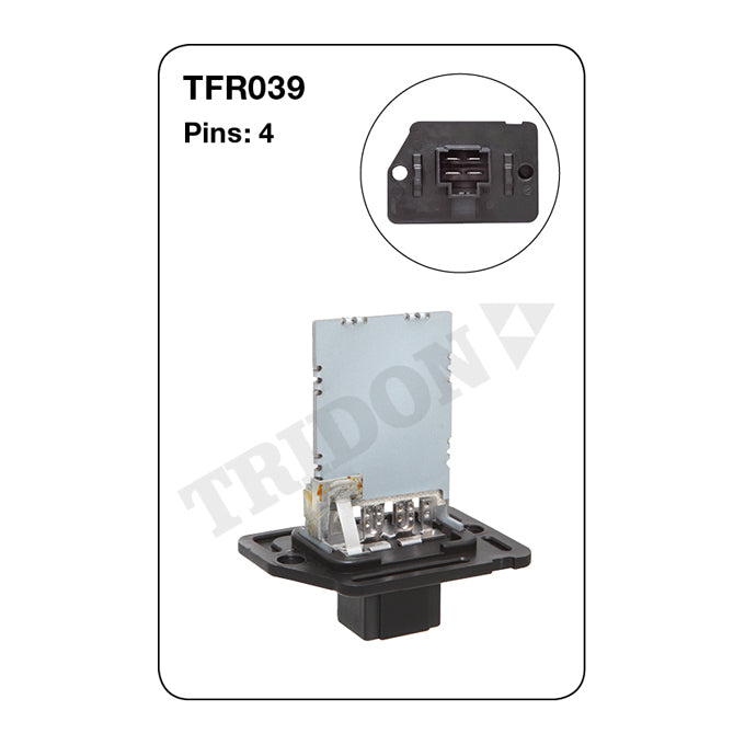 Tridon Heater Fan Resistor TFR039