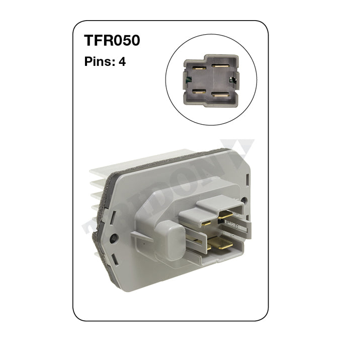 Tridon Heater Fan Resistor TFR050