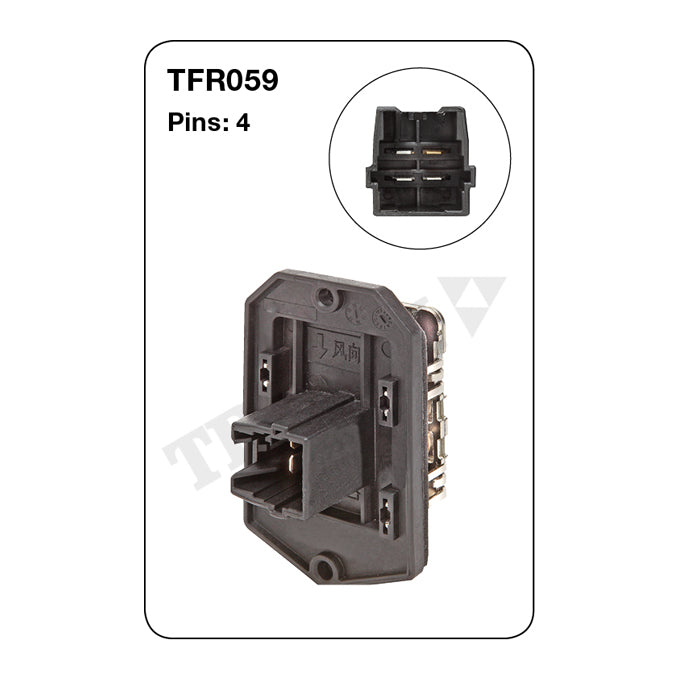 Tridon Heater Fan Resistor TFR059
