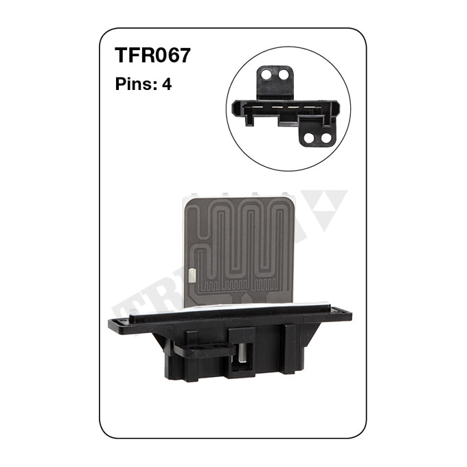 Tridon Heater Fan Resistor TFR067