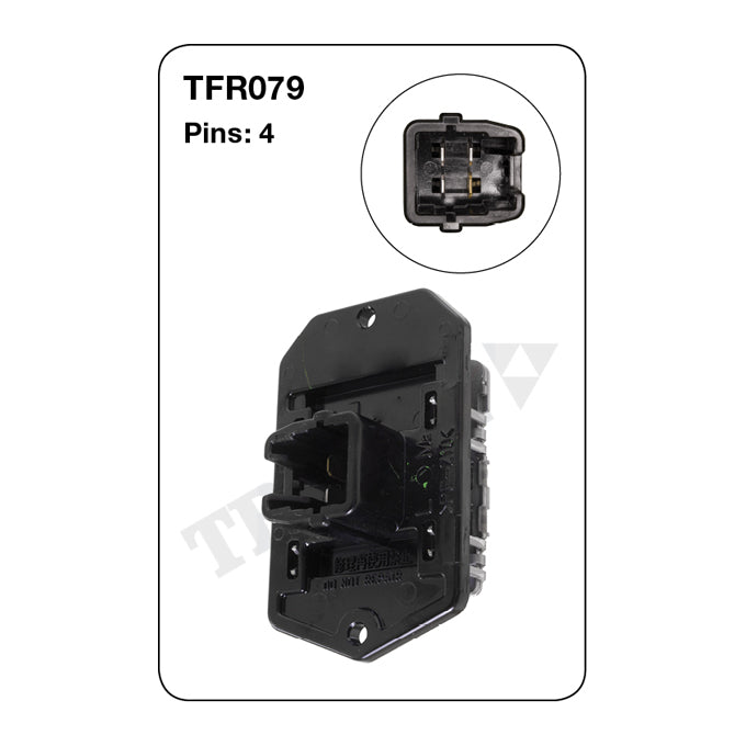 Tridon Heater Fan Resistor TFR079