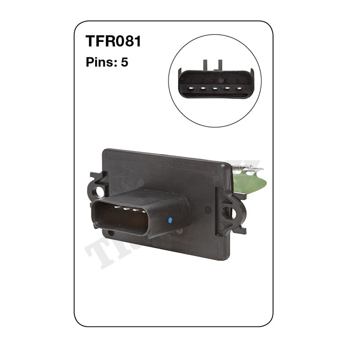 Tridon Heater Fan Resistor TFR081