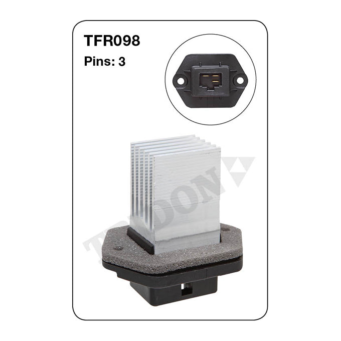 Tridon Heater Fan Resistor TFR098