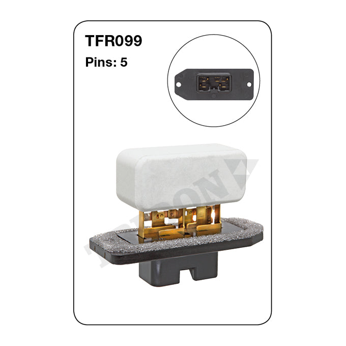 Tridon Heater Fan Resistor TFR099