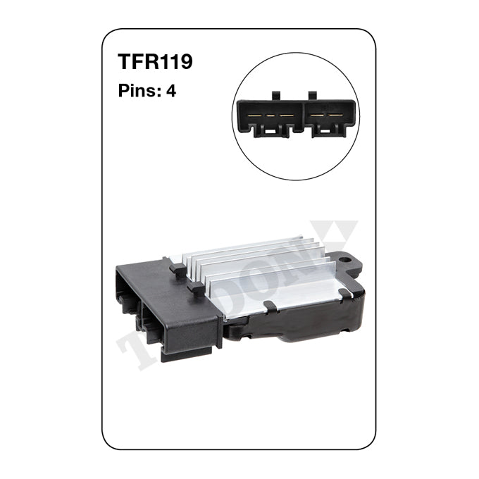 Tridon Heater Fan Resistor TFR119