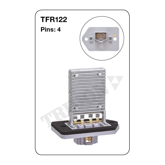 Tridon Heater Fan Resistor TFR122