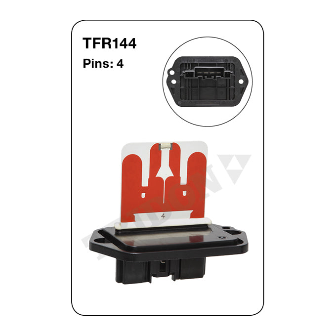 Tridon Heater Fan Resistor TFR144
