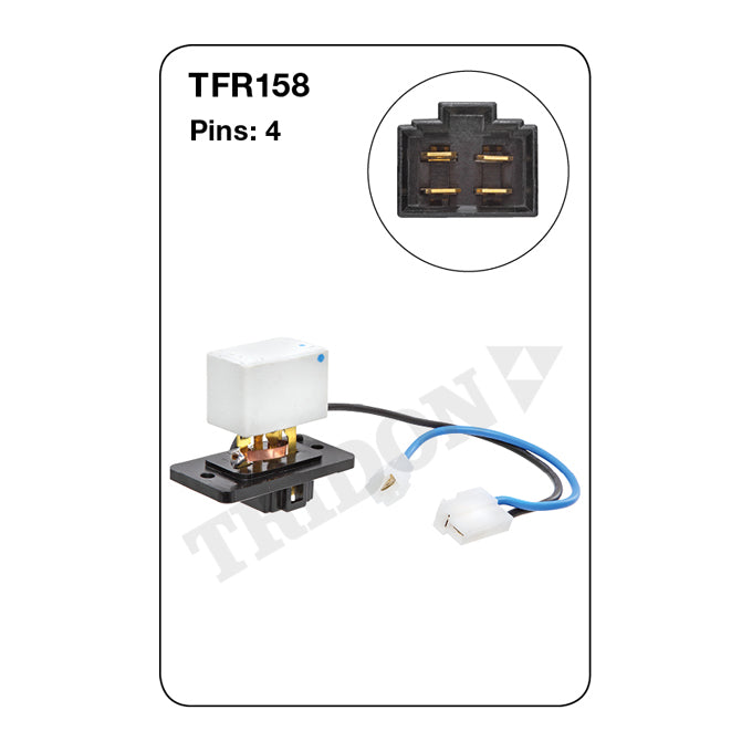 Tridon Heater Fan Resistor TFR158