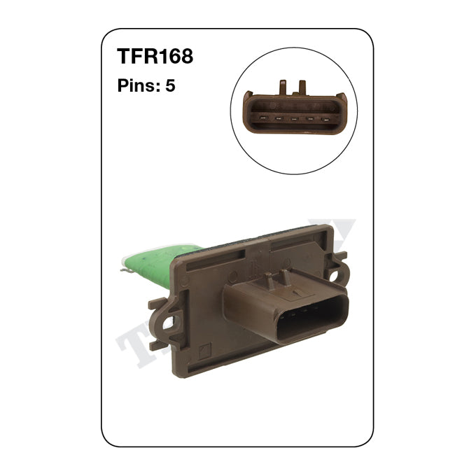 Tridon Heater Fan Resistor TFR168
