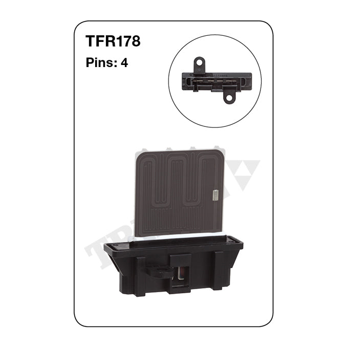 Tridon Heater Fan Resistor TFR178