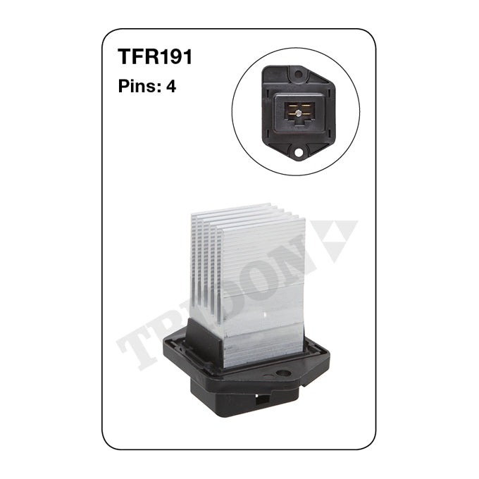 Tridon Heater Fan Resistor TFR191