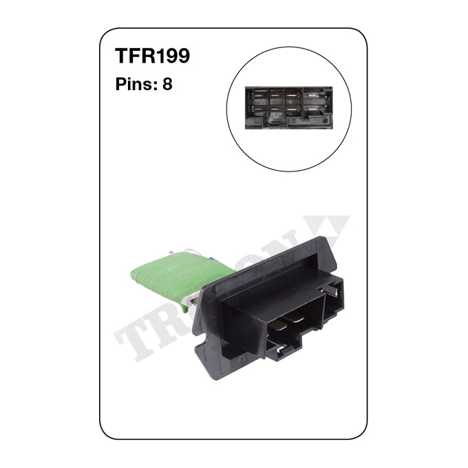 Tridon Heater Fan Resistor TFR199
