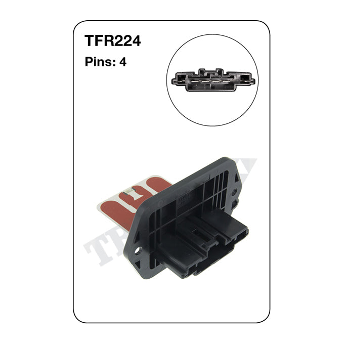 Tridon Heater Fan Resistor TFR224