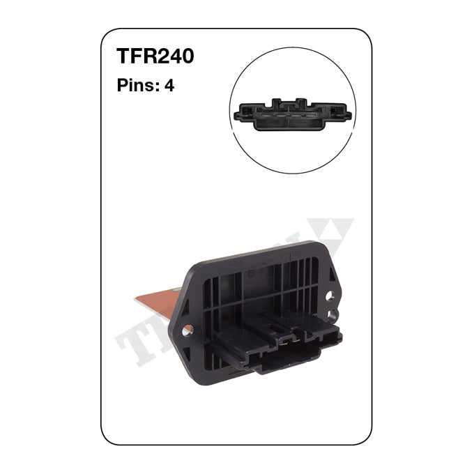 Tridon Heater Fan Resistor TFR240
