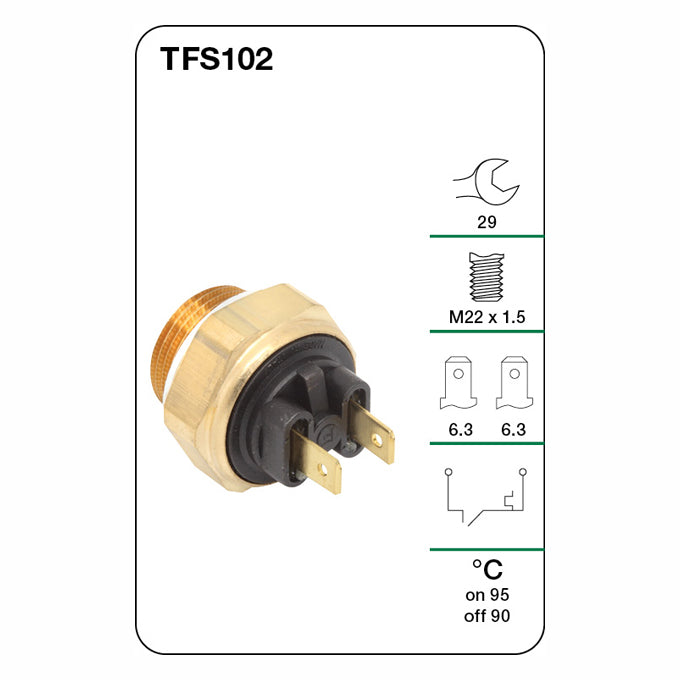 Tridon Thermo Fan Switch TFS102