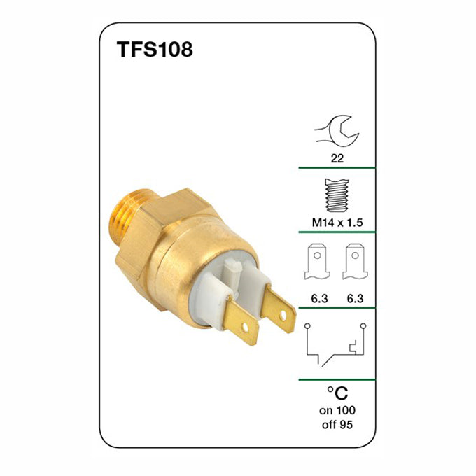 Tridon Thermo Fan Switch TFS108